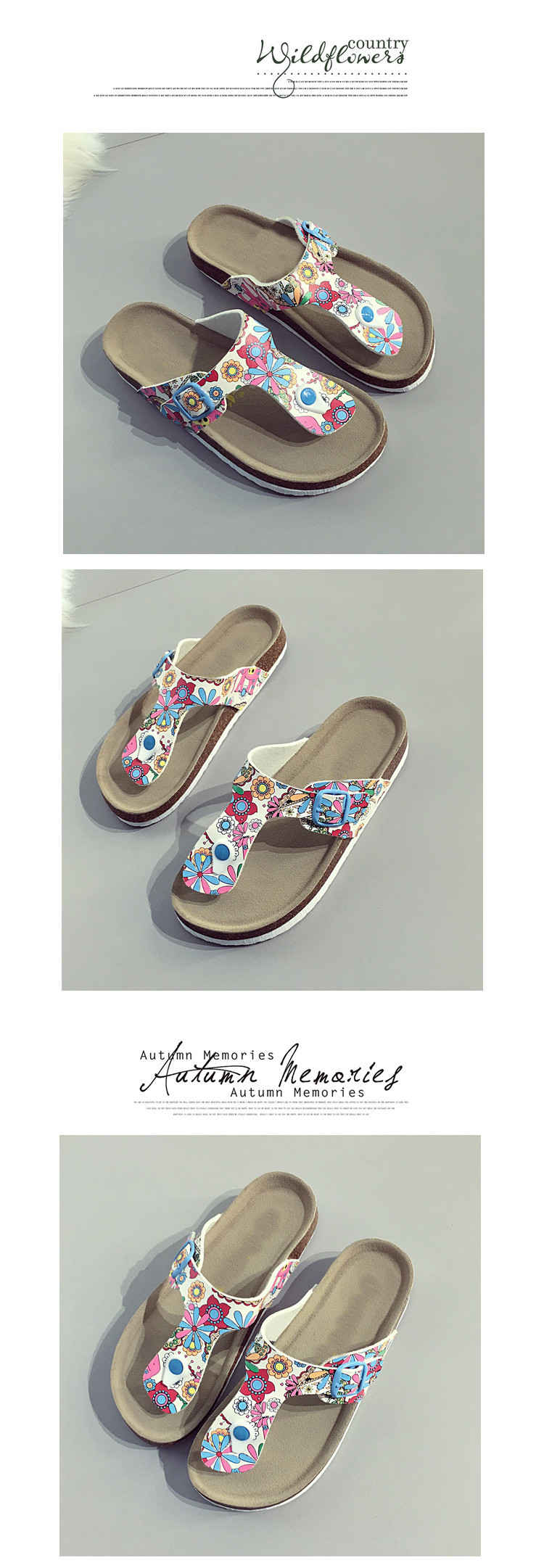 JHC-CCS078 | Fashion Platform Cork Slippers Sandals angle 8