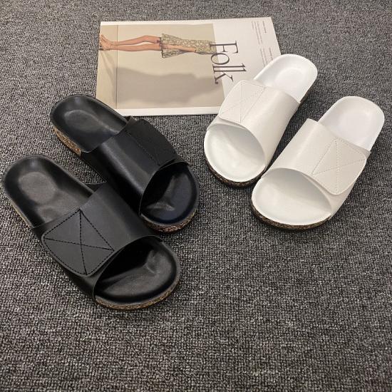 JHC-E201 | Fashion Girls Casual Cork Slippers Rubber Soft angle 3