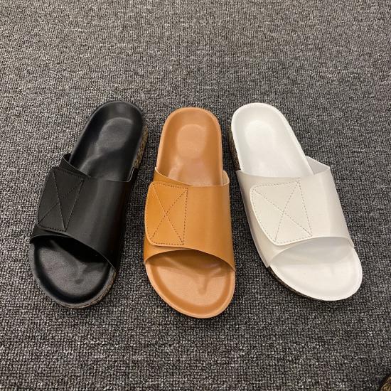 JHC-E201 | Fashion Girls Casual Cork Slippers Rubber Soft angle 4