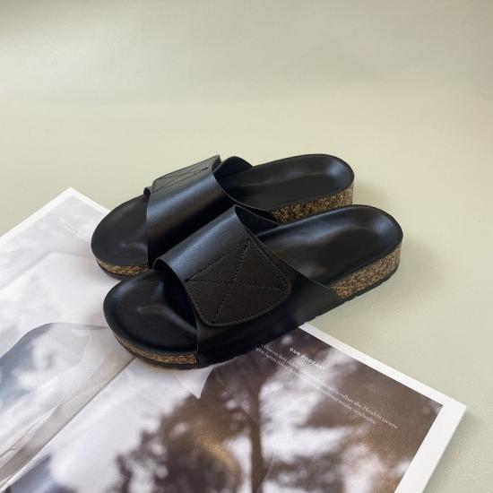 JHC-E201 | Fashion Girls Casual Cork Slippers Rubber Soft angle 5