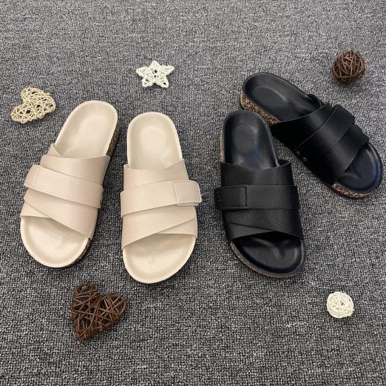 JHC-E204 | Fashion Men Women Platform Cork Slippers Outdoor - Fujian Jinhongchang Sports Goods Co., Ltd.