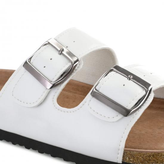 JHC-HZ0034 | Womens Feetbed 2 Straps Adjustable Buckle Slip on angle 5