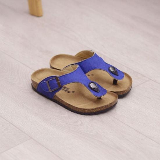 JHC-TX-166 | Children Cork Slippers Fashion Summer Slides angle 4
