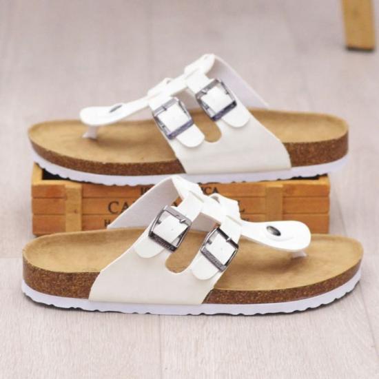 JHC-TX-167 | Unisex Cork Sole Slippers Casual Beach Double angle 5