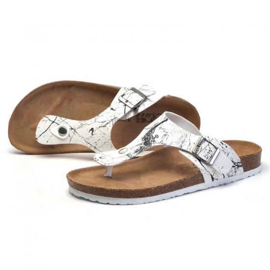 JHC-TX-169 | Fashion Cork Beach Slippers Summer Slides angle 2