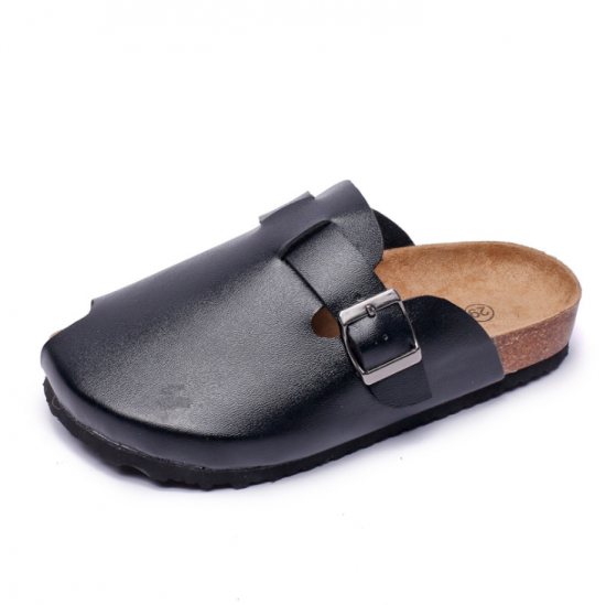 JHC-TX-93 | Kids slides comfortable cork slippers and sandals angle 5