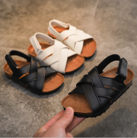 JHC-TX-94 | kids flat sandals slipper beach shoes eva sole angle 3