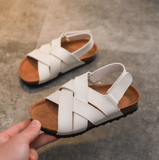 JHC-TX-94 | kids flat sandals slipper beach shoes eva sole angle 5
