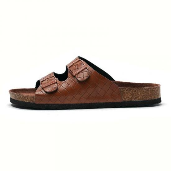 JHC-TX-M12 | Cheap Slides Sandals Thick Bottom Cork Slippers angle 5