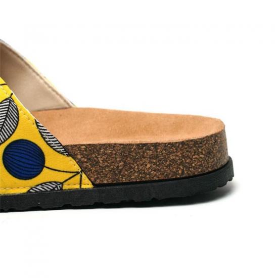 JHC-TX-M22 | Big Bowknot Cork Slippers Women Flat Summer Beach angle 4