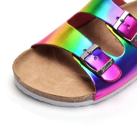 JHC-TX-M23 | Fashion Ladies Sole Cork Slippers Women Beach angle 5