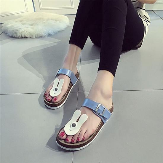 JHC-TX-M71 | New Platform Cork insole Slippers Beach Slides angle 3