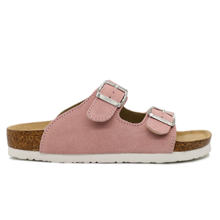 JHC-FS208 | Best Selling Women Two Strap Suede Leath Cork - Fujian Jinhongchang Sports Goods Co., Ltd.