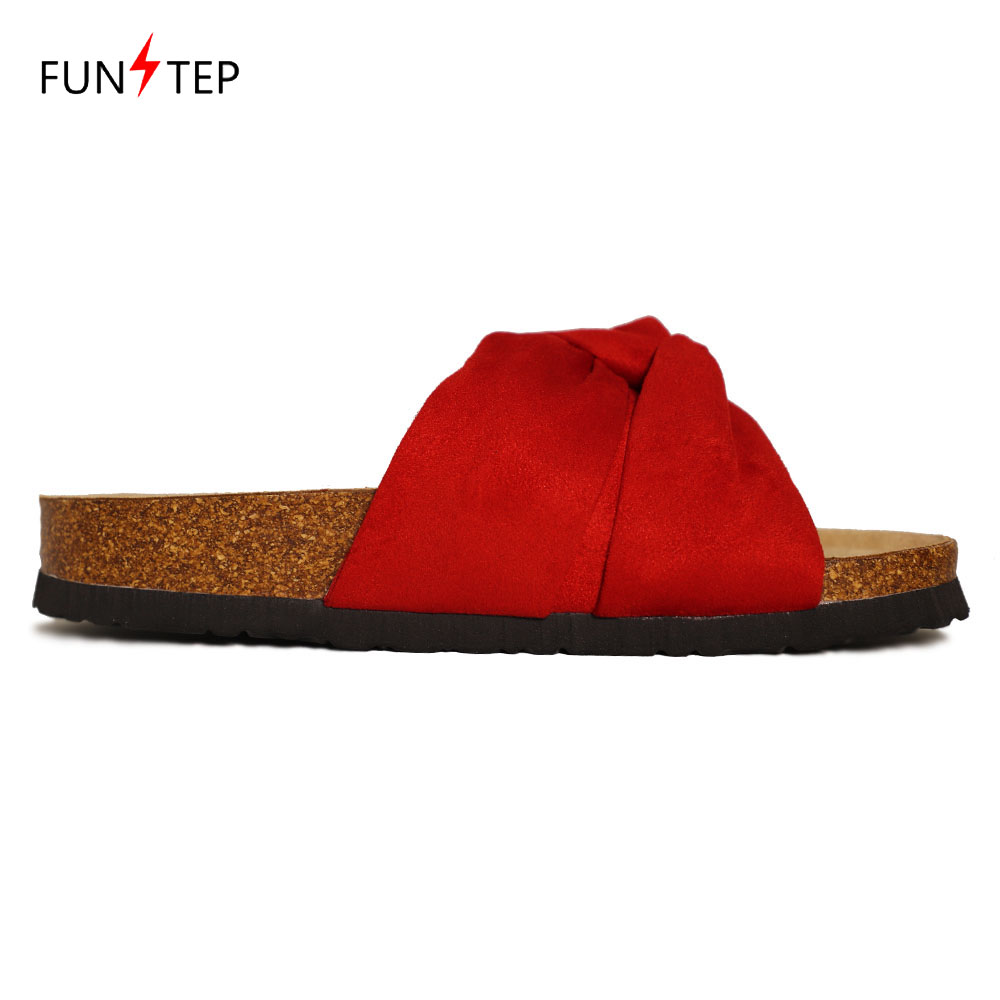 JHC-FS213 | Fashion Women Knot Flat Bio Sliders - Fujian Jinhongchang Sports Goods Co., Ltd.