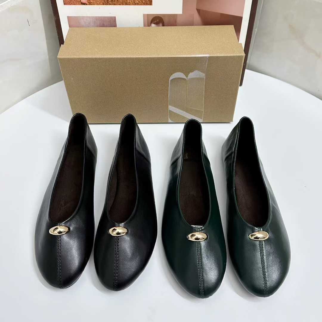 JHC-HB-137 | Round-Toe Flat Ballet Flat - Fujian Jinhongchang Sports Goods Co., Ltd.