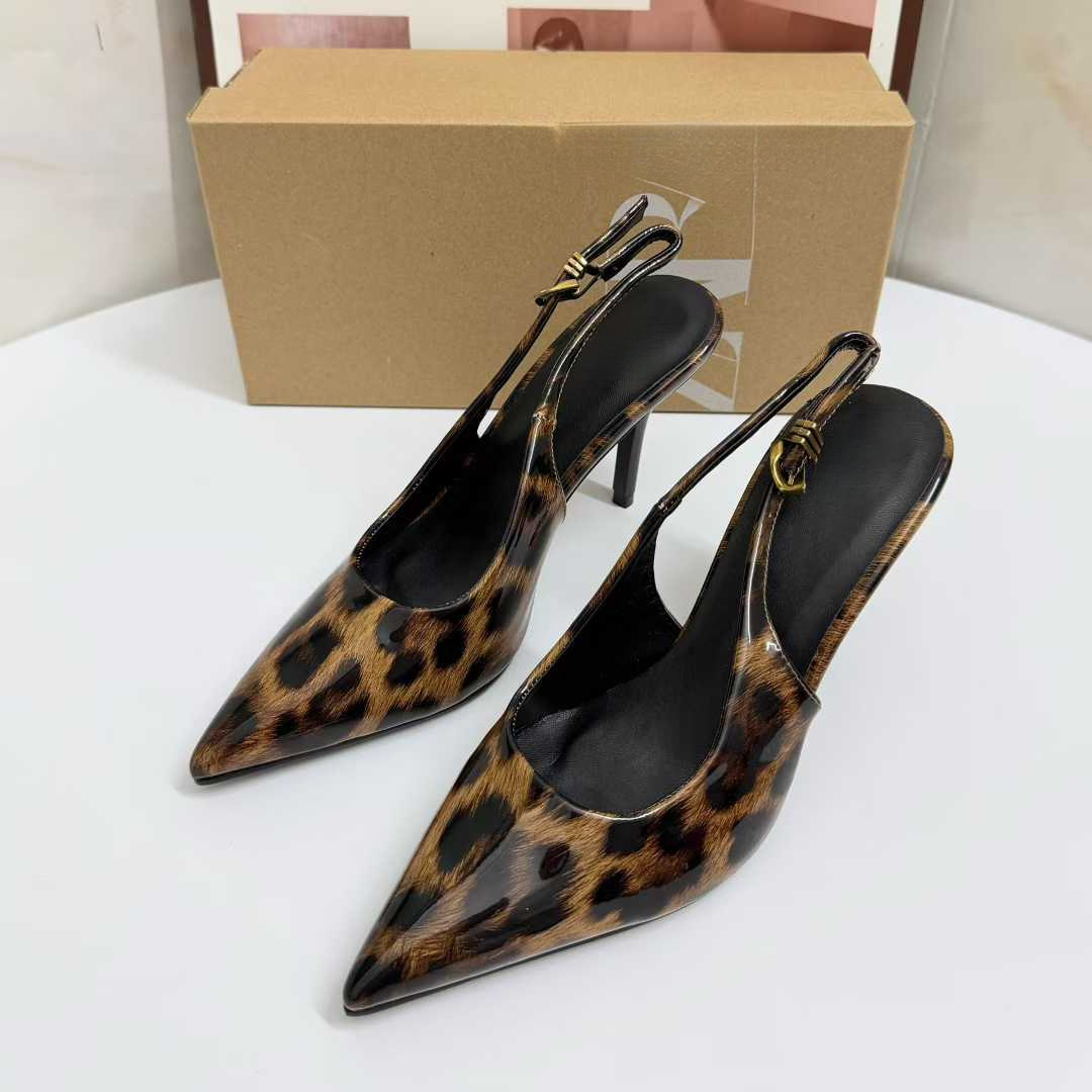 JHC-HB-118 | Animal Print Pointed-Toe Stiletto Heel Dress Pump - Fujian Jinhongchang Sports Goods Co., Ltd.