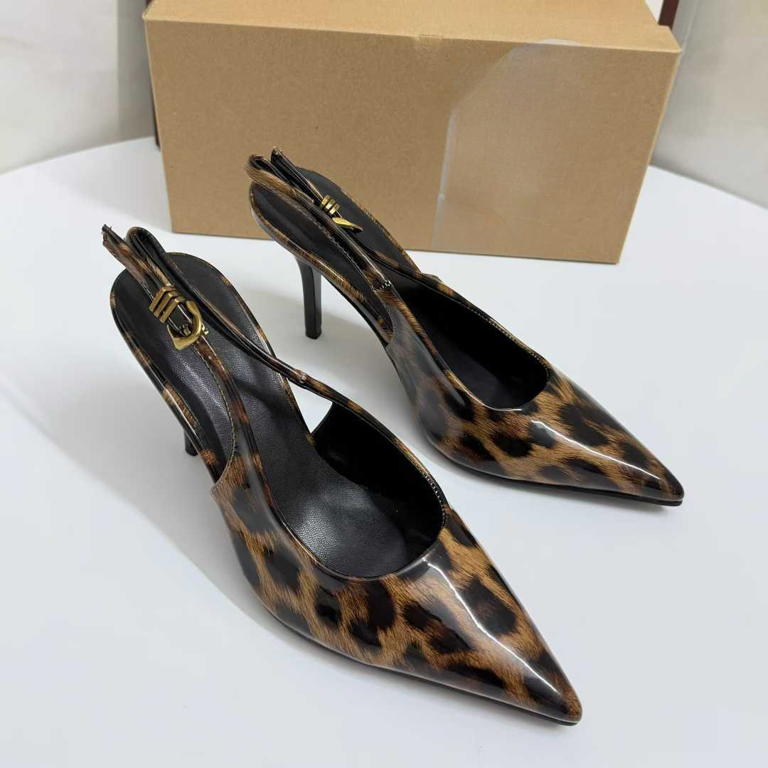 JHC-HB-118 | Animal Print Pointed-Toe Stiletto Heel Dress Pump angle 2