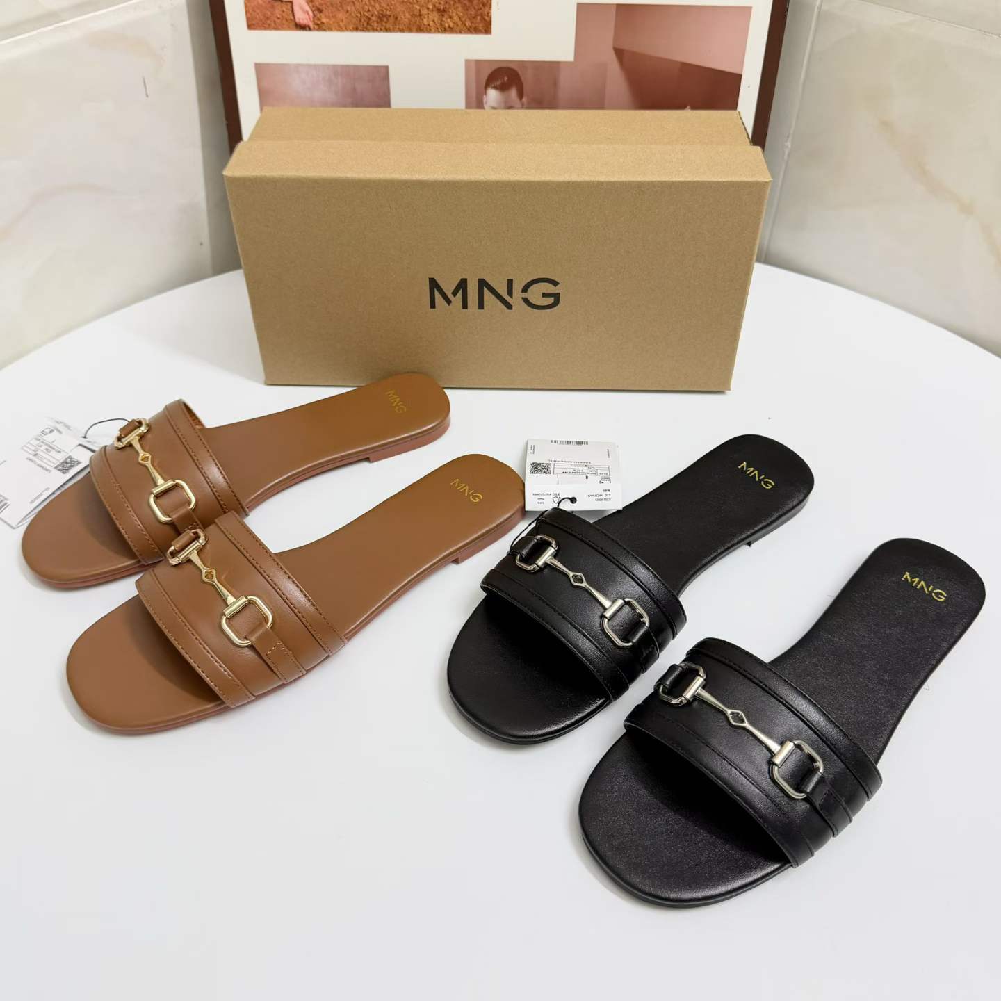 JHC-HB-094 | Flat Casual Slide Slipper angle 2