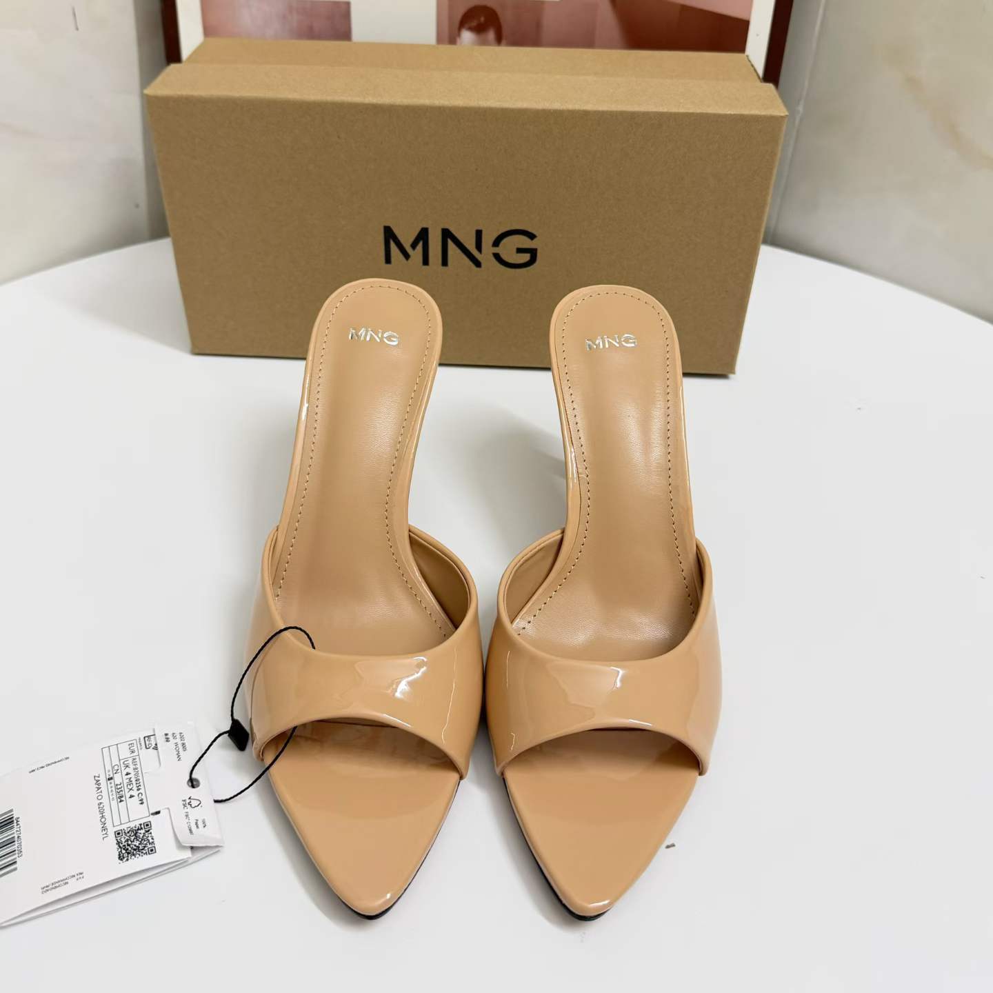 JHC-HB-295 | Pointed-Toe Stiletto Heel Heeled Slide - Fujian Jinhongchang Sports Goods Co., Ltd.