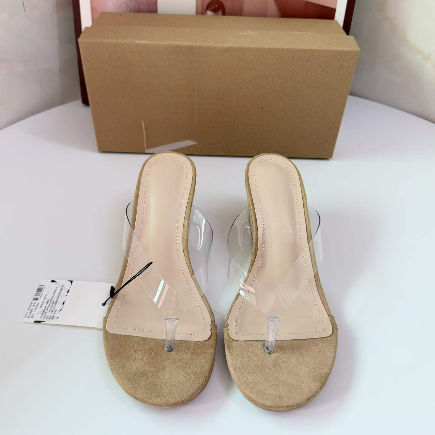 JHC-HB-247 | Round-Toe Wedge Thong Flip-Flop angle 2
