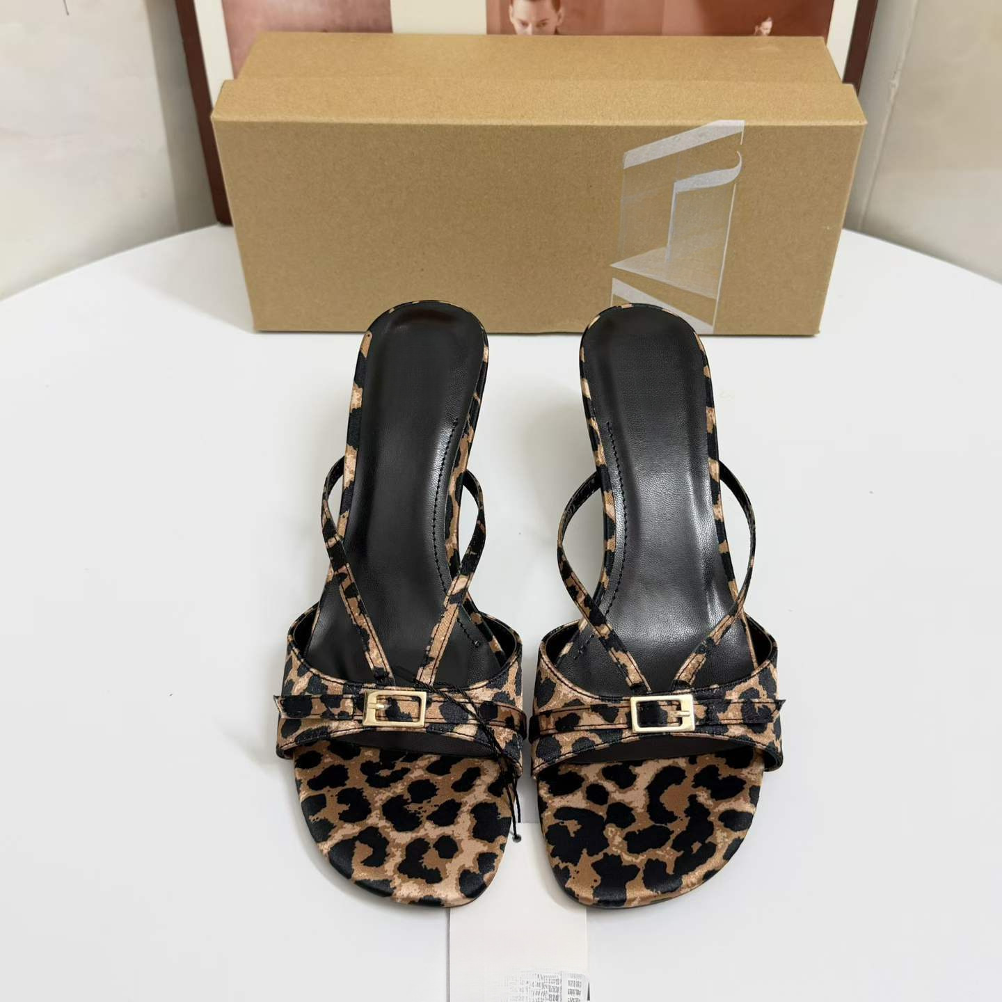 JHC-HB-070 | Minimalist Strap Open-Toe High-Heel Mule Slide - Fujian Jinhongchang Sports Goods Co., Ltd.