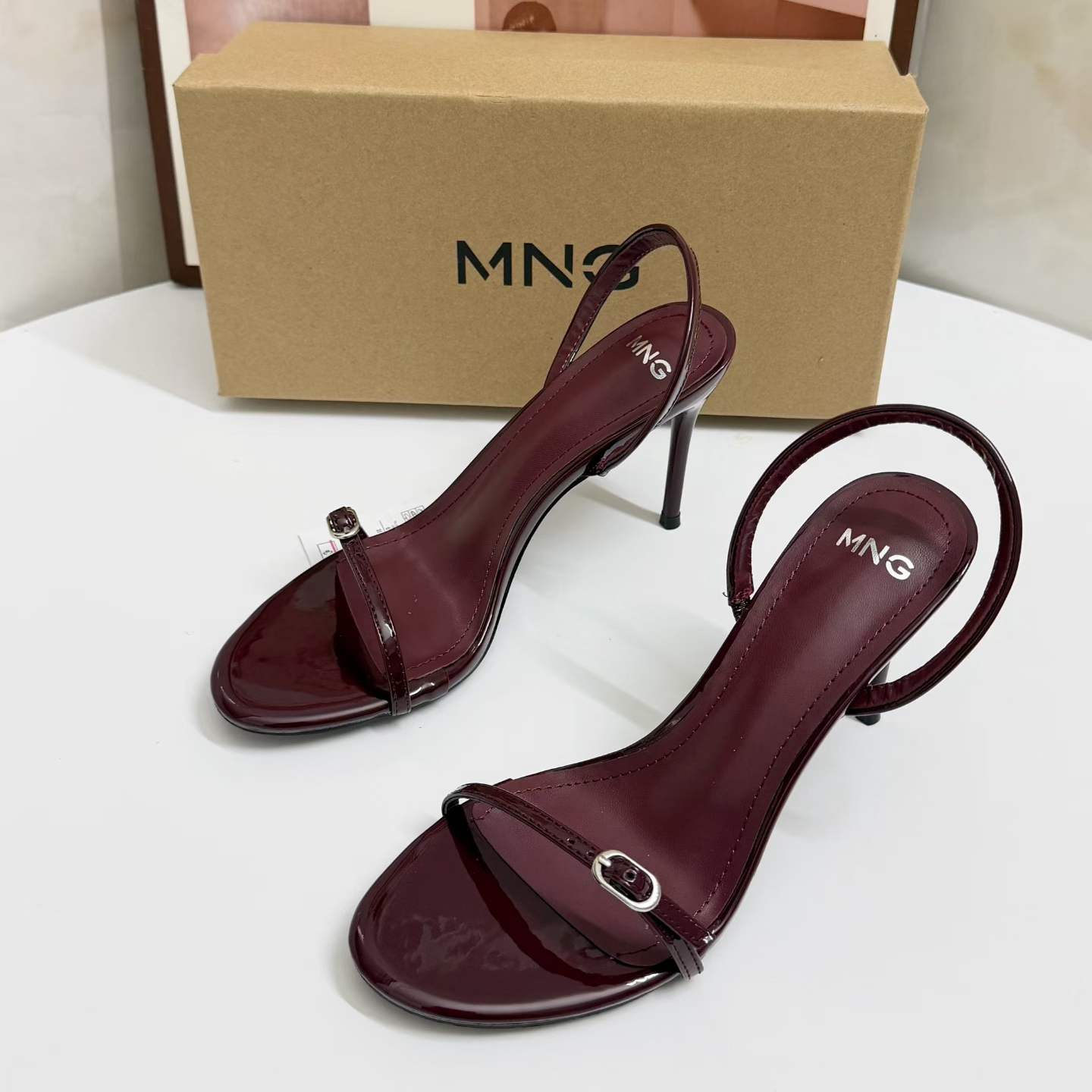 JHC-HB-008 | Metal Buckle Slingback High-Heel Dress Sandal - Fujian Jinhongchang Sports Goods Co., Ltd.
