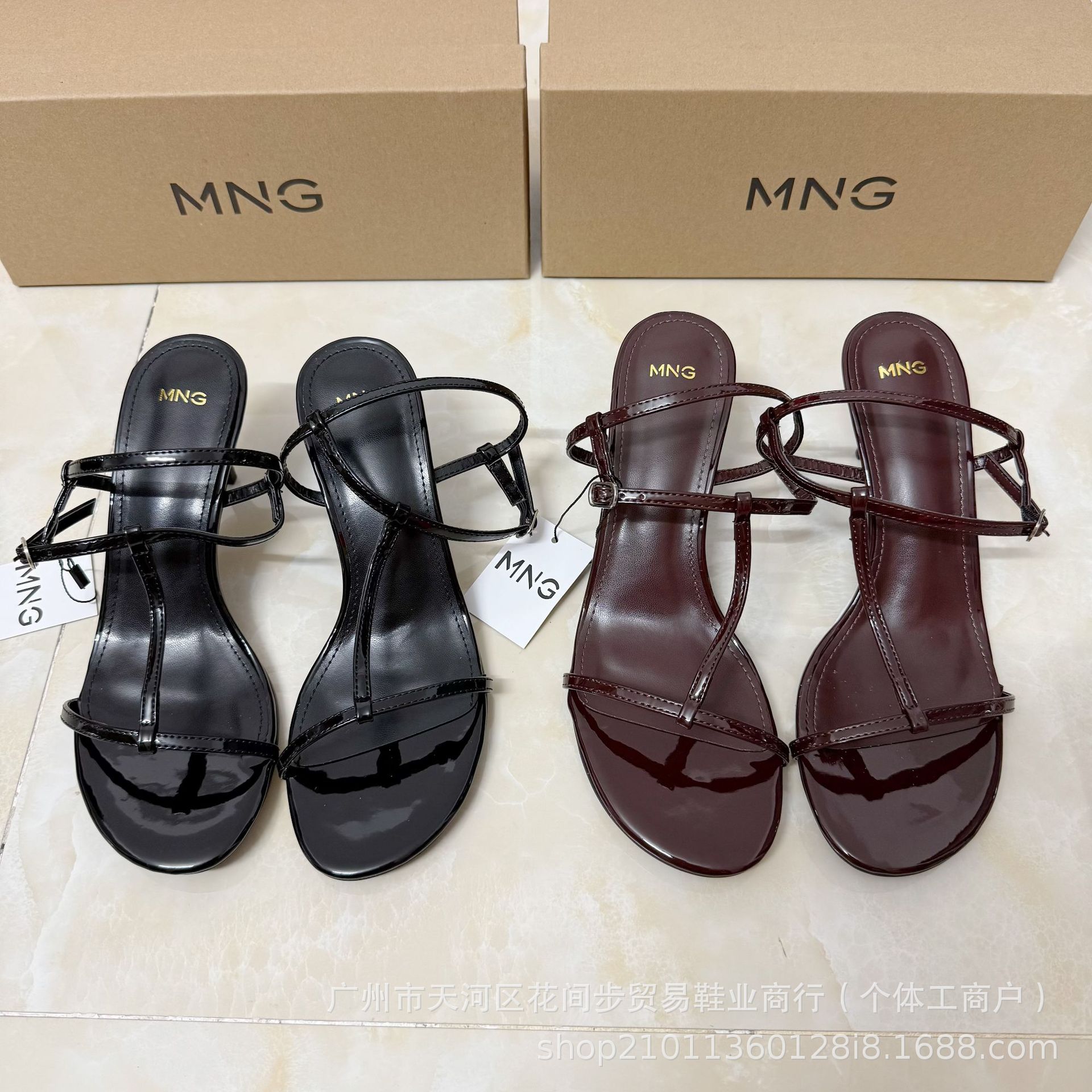 JHC-HB-052 | Round-Toe Stiletto Heel Dress Sandal - Fujian Jinhongchang Sports Goods Co., Ltd.