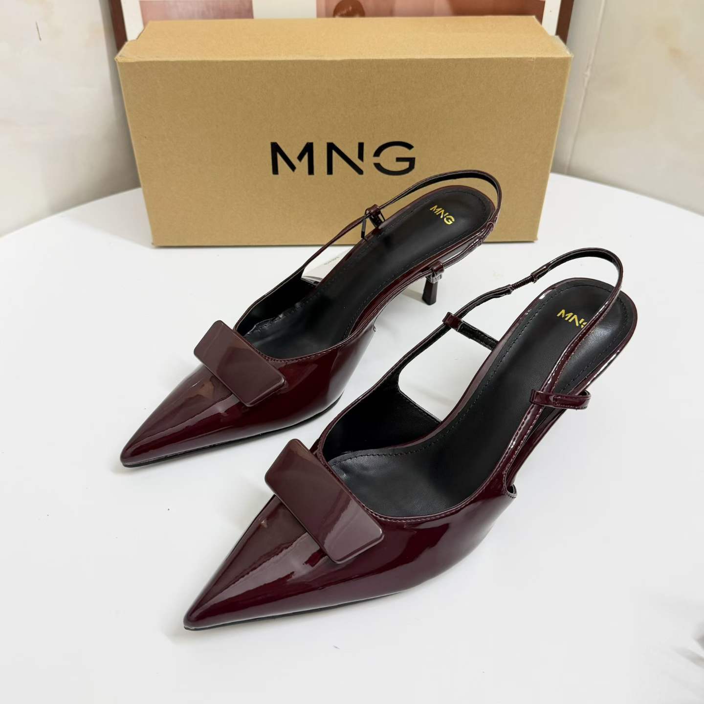 JHC-HB-175 | Pointed-Toe Stiletto Heel Mule Slide - Fujian Jinhongchang Sports Goods Co., Ltd.