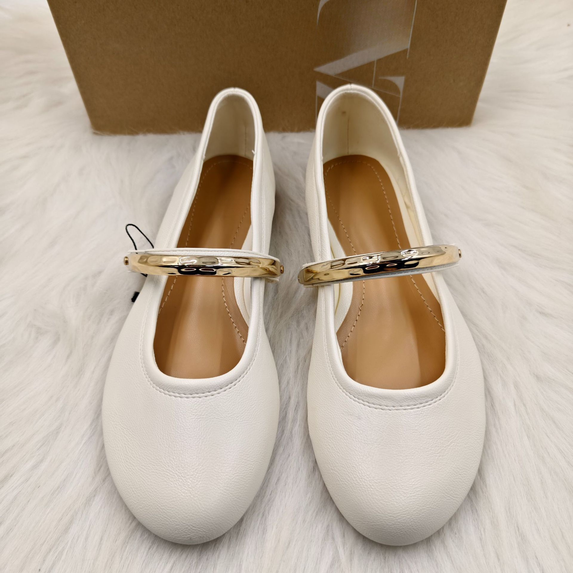 JHC-HB-039 | Round-Toe Flat Ballet Flat angle 2
