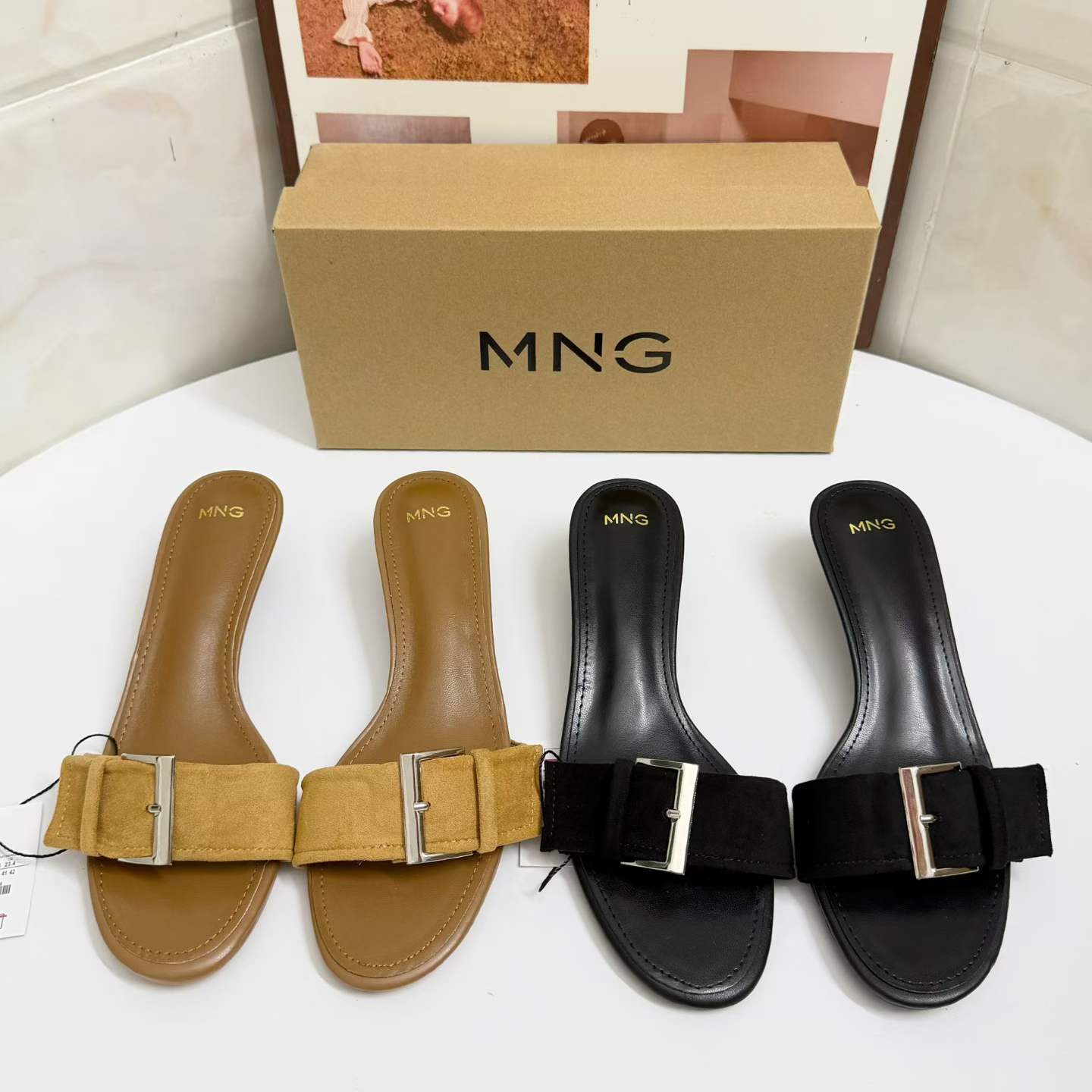 JHC-HB-186 | Round-Toe Stiletto Heel Heeled Slide - Fujian Jinhongchang Sports Goods Co., Ltd.