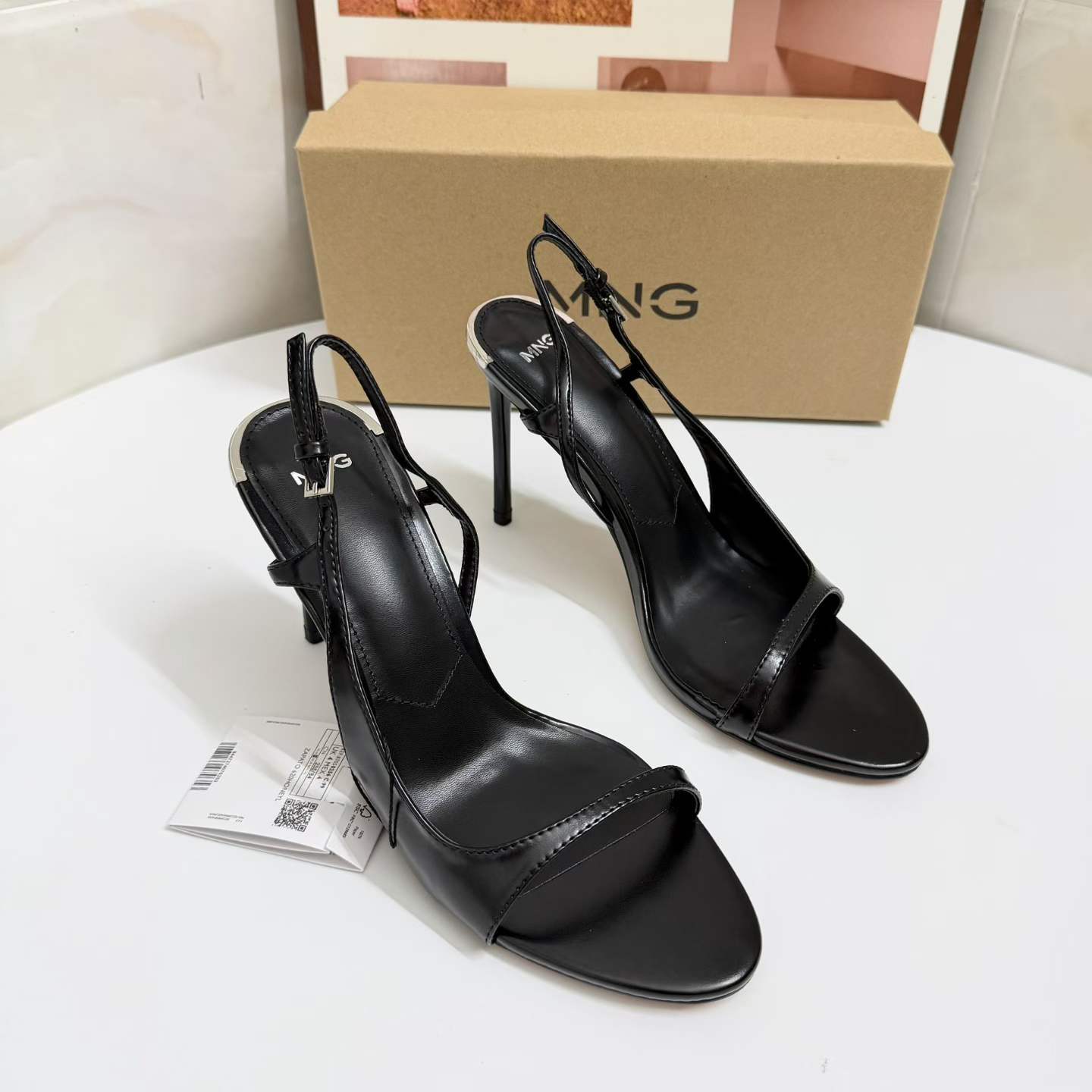 JHC-HB-240 | Minimalist Strap Pointed-Toe Stiletto Heel Dress Sandal - Fujian Jinhongchang Sports Goods Co., Ltd.