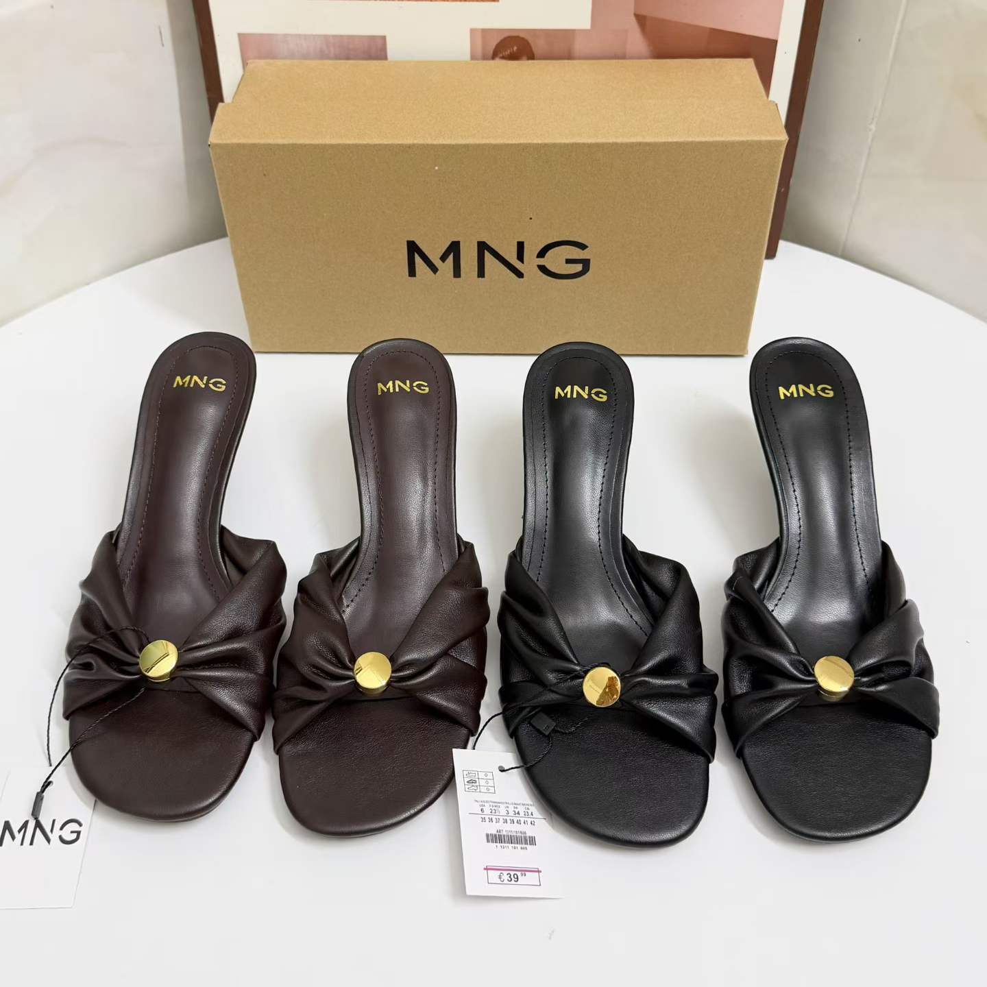 JHC-HB-133 | Metal Buckle Open-Toe Stiletto Heel Dress Sandal - Fujian Jinhongchang Sports Goods Co., Ltd.