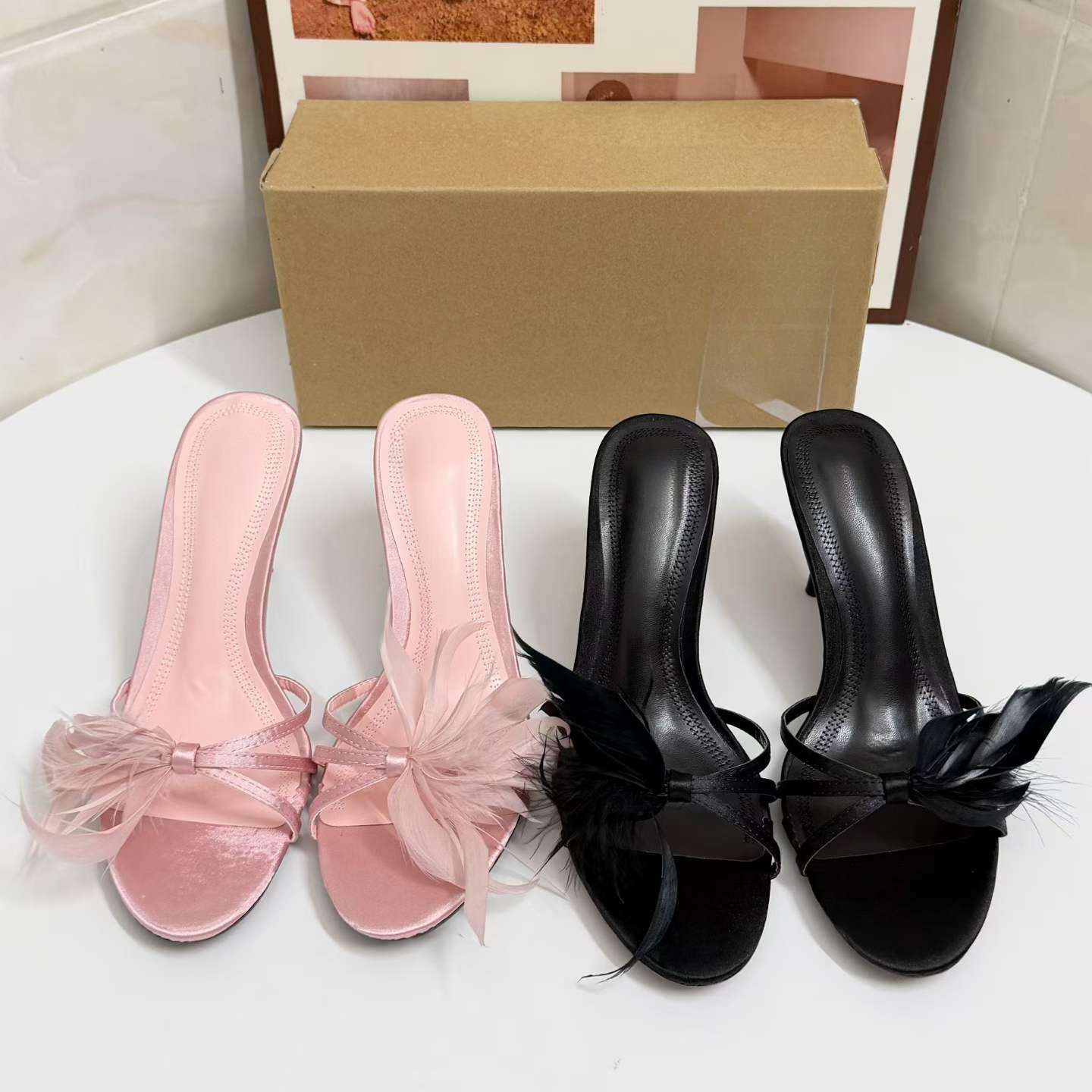 JHC-HB-097 | Pointed-Toe Stiletto Heel Dress Sandal - Fujian Jinhongchang Sports Goods Co., Ltd.