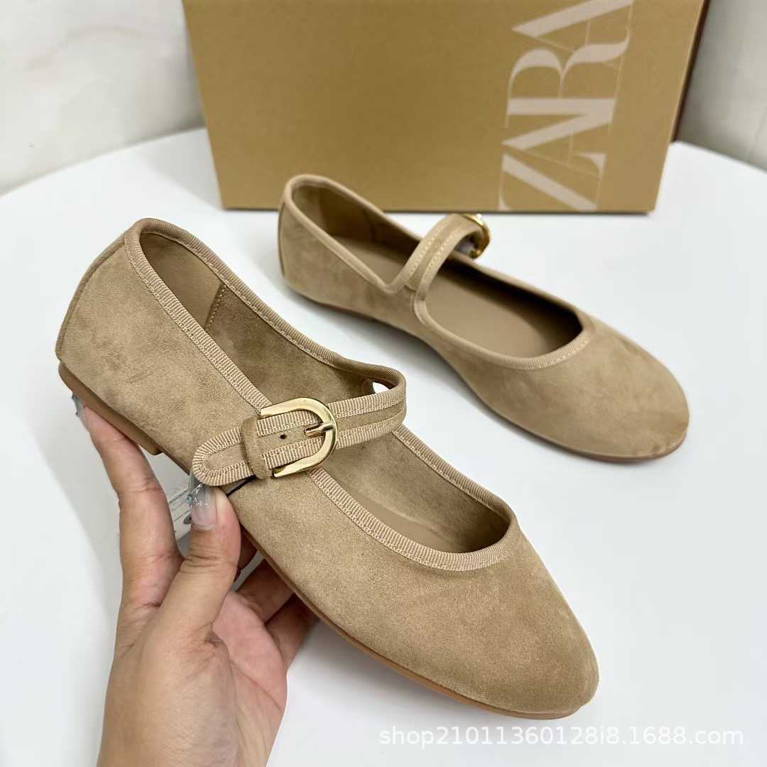 JHC-HB-220 | Round-Toe Flat Mary Jane Flat - Fujian Jinhongchang Sports Goods Co., Ltd.