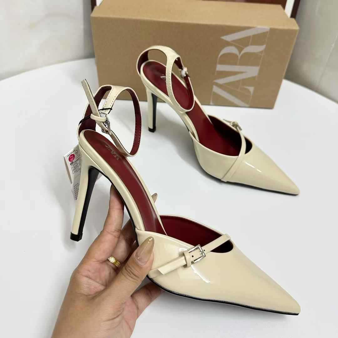 JHC-HB-120 | Pointed-Toe Stiletto Heel Dress Pump angle 2