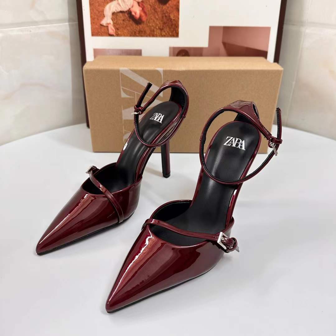 JHC-HB-027 | Pointed-Toe Stiletto Heel Dress Sandal - Fujian Jinhongchang Sports Goods Co., Ltd.