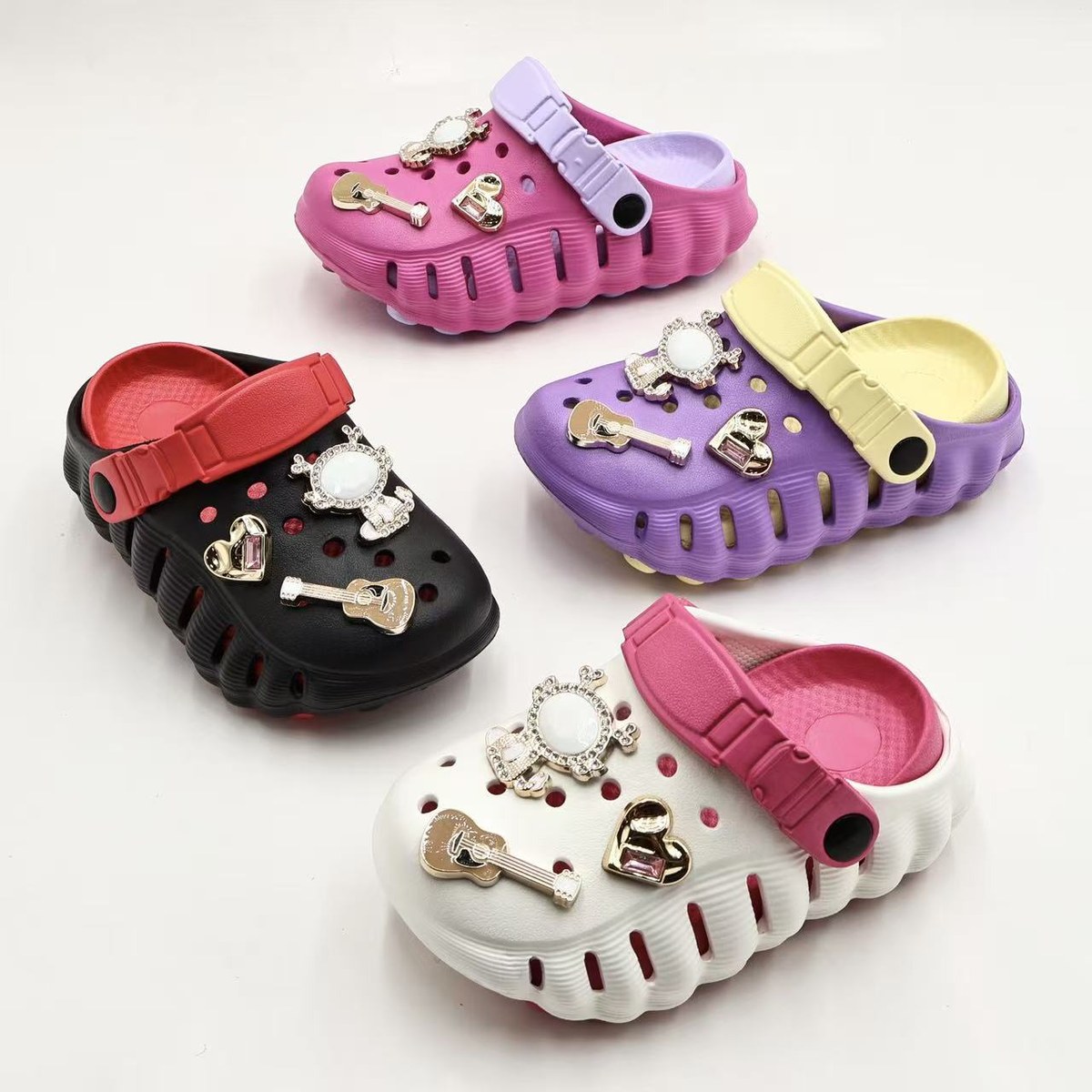 JHC-KIDS-001 | Cute Cartoon 3D Charm Kids EVA Clog (Kids Sizes) - Fujian Jinhongchang Sports Goods Co., Ltd.