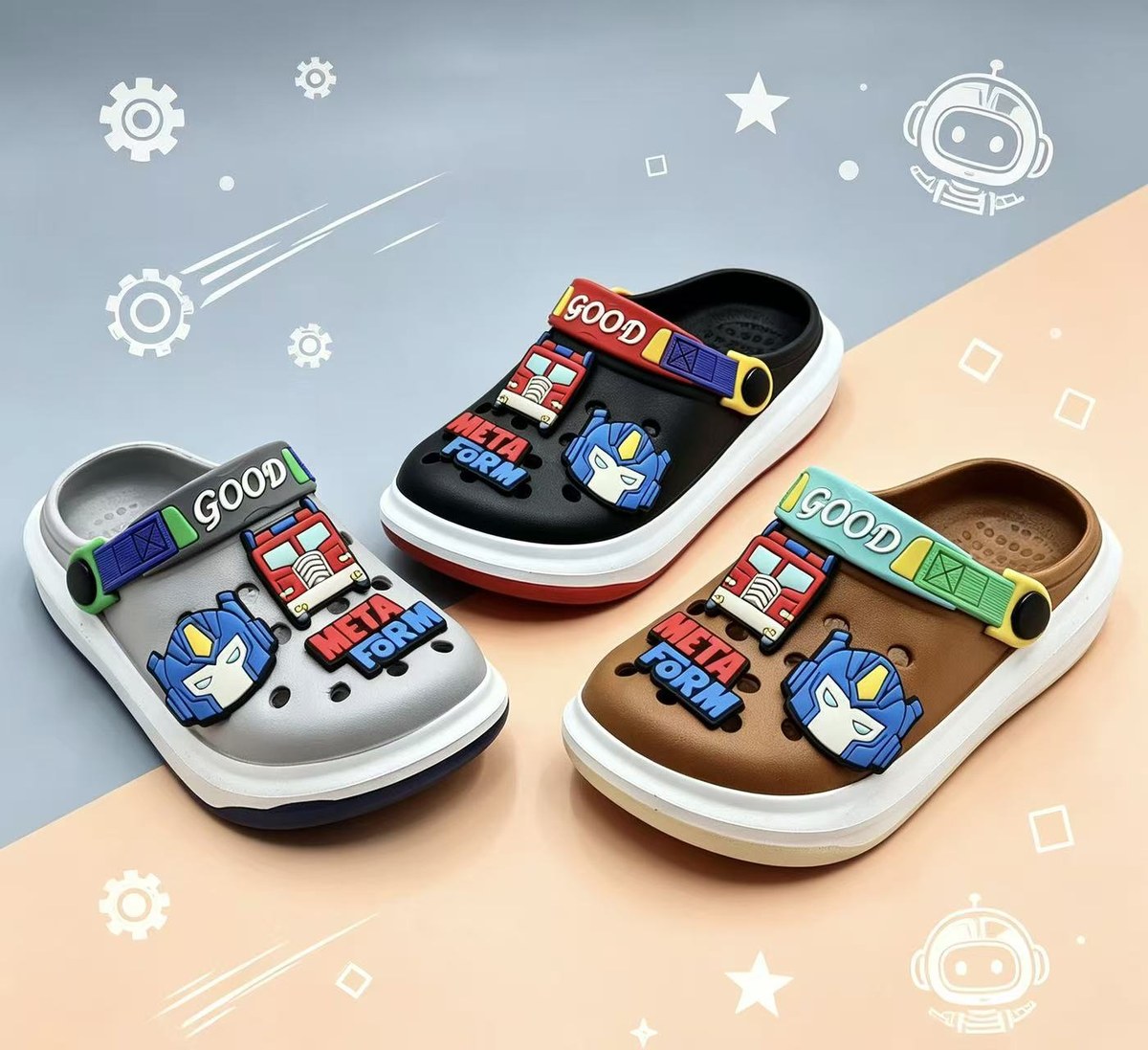 JHC-KIDS-010 | Waterproof Quick-Dry Kids Garden Clog Shoe (Kids Sizes) - Fujian Jinhongchang Sports Goods Co., Ltd.