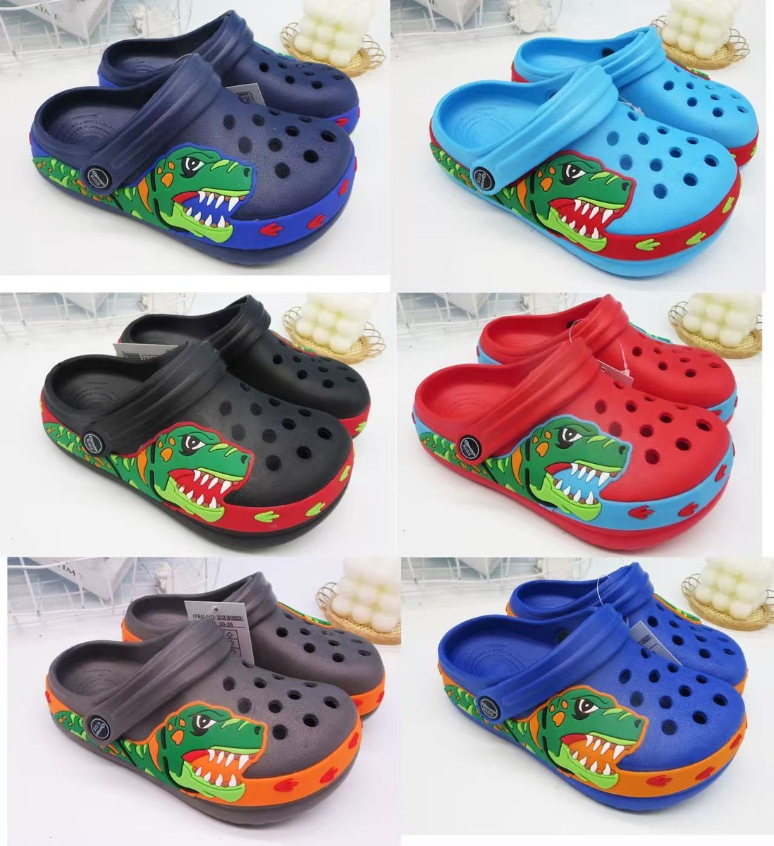 JHC-KIDS-021 | Indoor Outdoor Non-Slip Kids Cloud Slipper (Kids Sizes) - Fujian Jinhongchang Sports Goods Co., Ltd.
