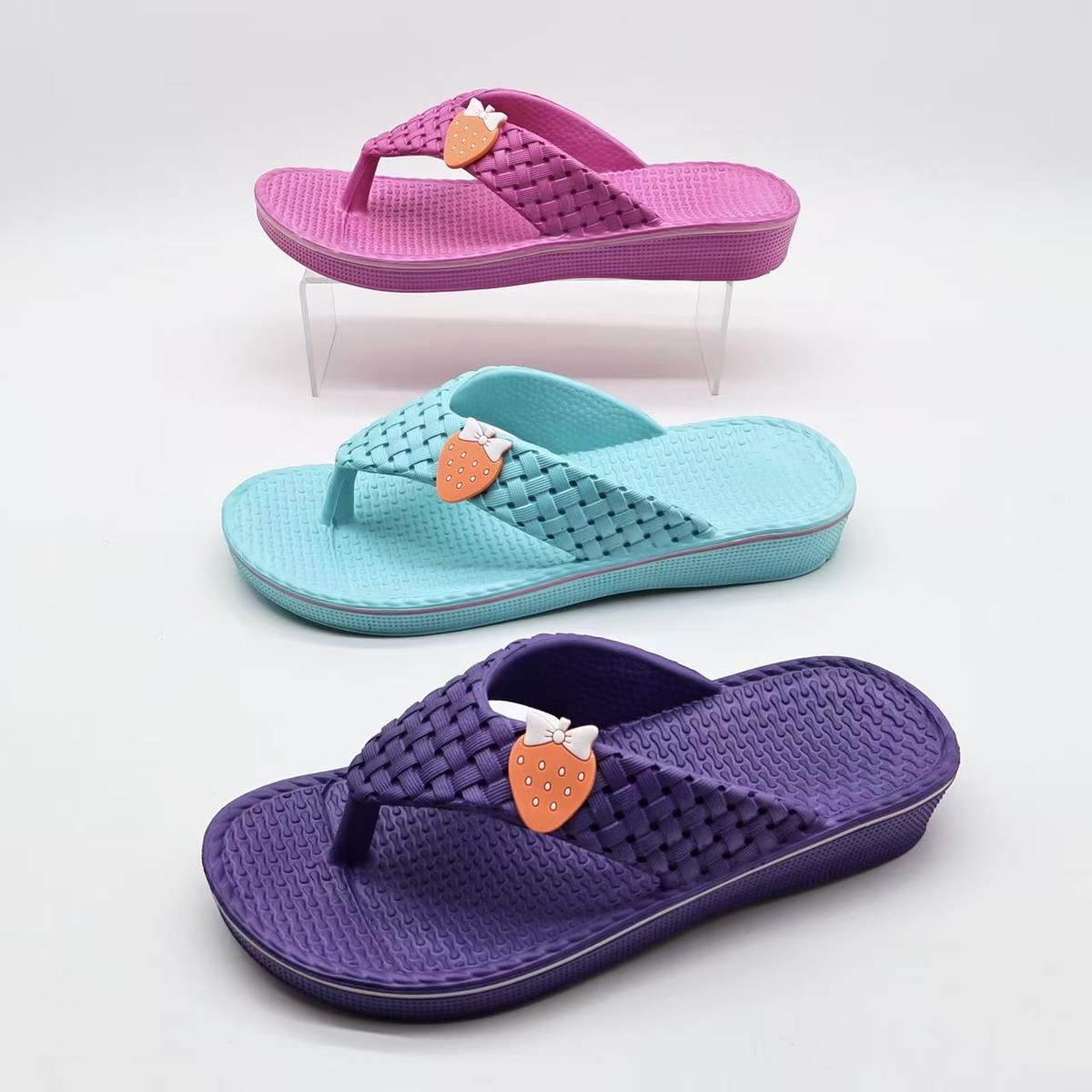 JHC-KIDS-065 | Colorblock Lightweight Kids Sport Slide (Kids Sizes) - Fujian Jinhongchang Sports Goods Co., Ltd.
