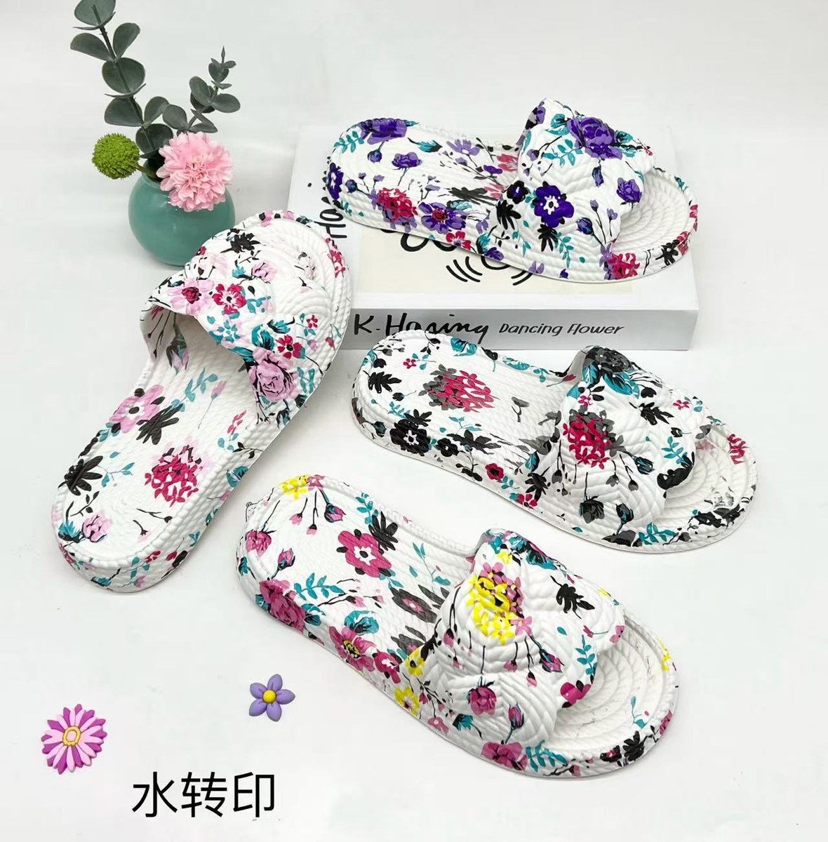 JHC-KIDS-089 | Colorblock Lightweight Kids Sport Slide (Kids Sizes) - Fujian Jinhongchang Sports Goods Co., Ltd.