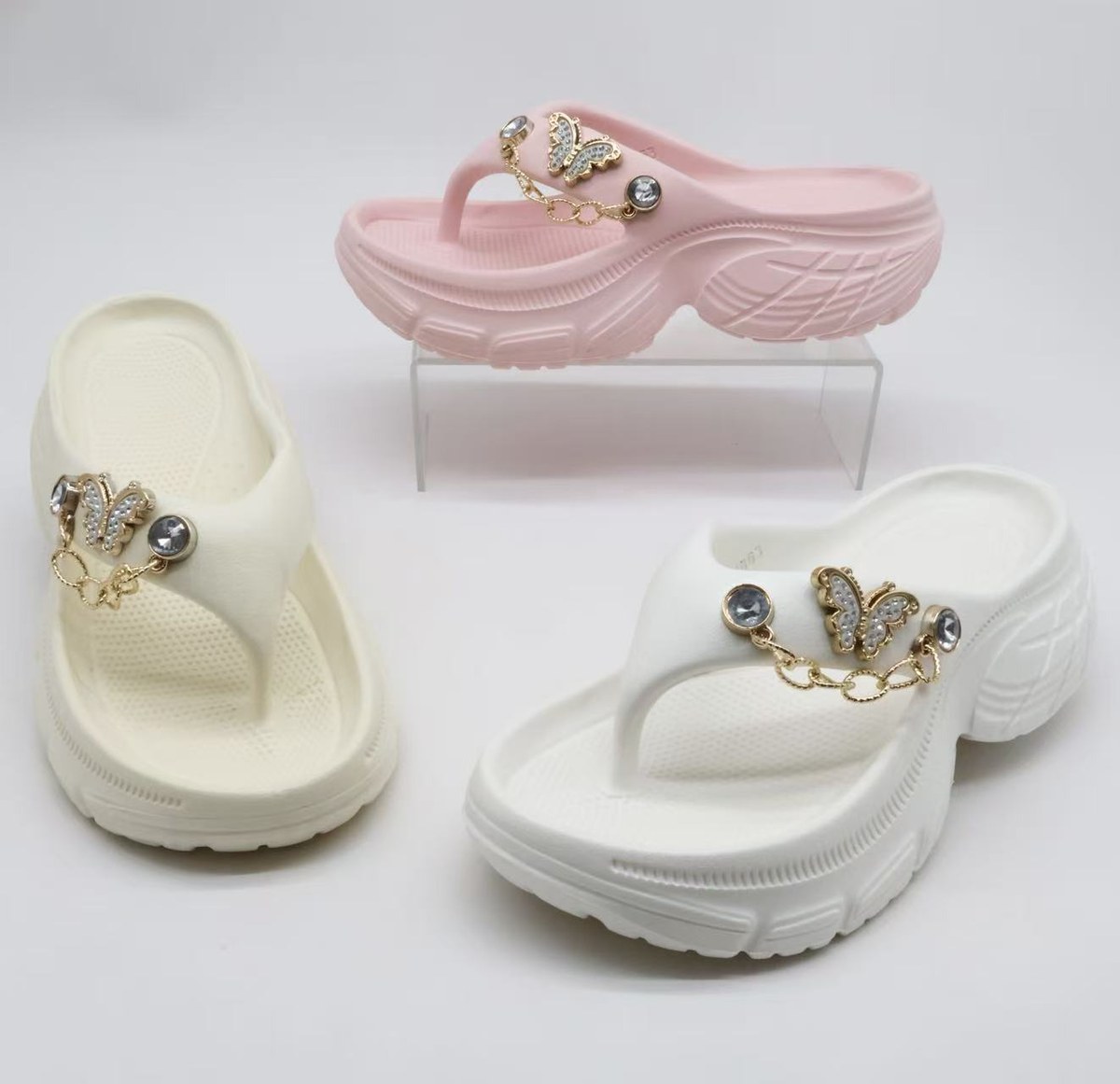 JHC-KIDS-107 | Colorblock Lightweight Kids Sport Slide (Kids Sizes) - Fujian Jinhongchang Sports Goods Co., Ltd.