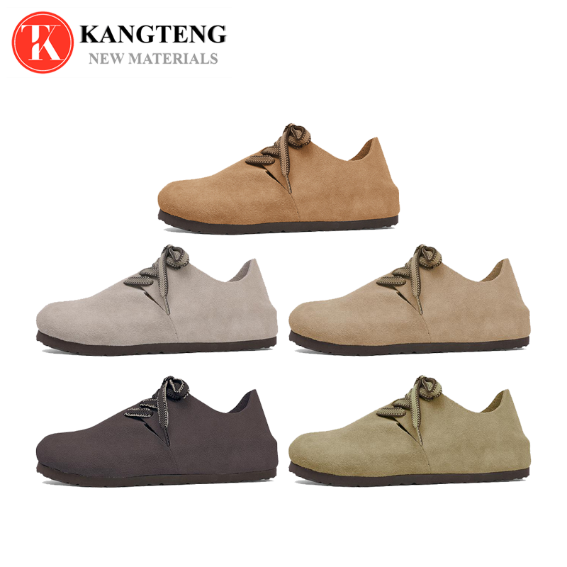 Boston-Style Suede & Natural Cork Footbed Closed-Toe Clog - Fujian Jinhongchang Sports Goods Co., Ltd.