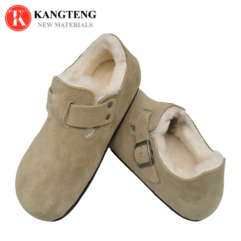 Boston-Style Suede & Natural Cork Footbed Closed-Toe Clog - Fujian Jinhongchang Sports Goods Co., Ltd.