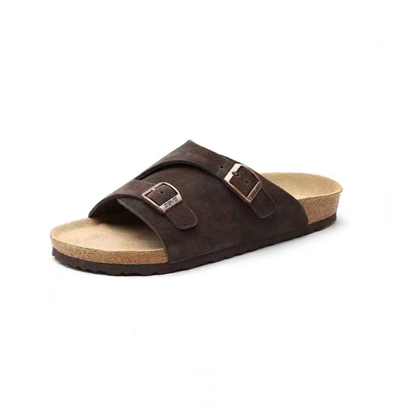 Ergonomic Cork-Latex Footbed Buckle Strap Sandal (JHC-KT060) - Fujian Jinhongchang Sports Goods Co., Ltd.