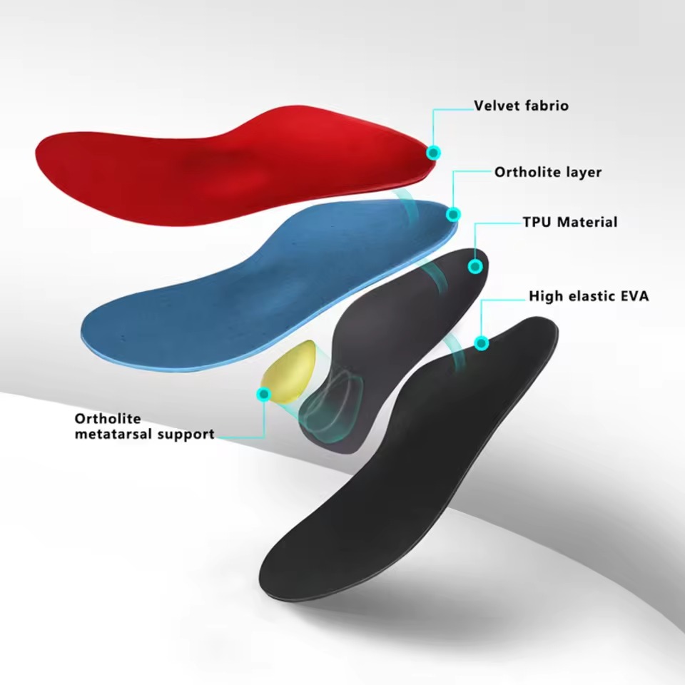 JHC-WR04 | Ortholite Multi-Layer Comfort Insoles with TPU angle 2