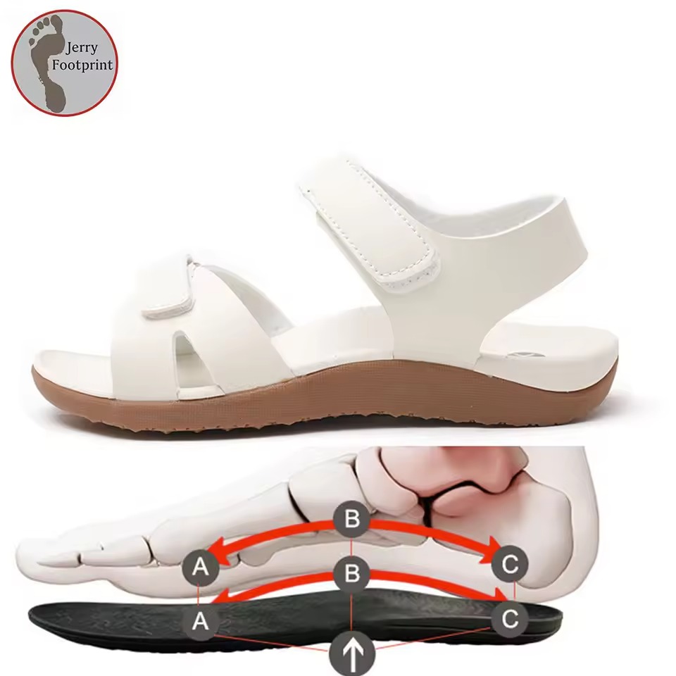 JHC-WS06 | Fashion Orthopedic Comfort Sandals – Wide Velcro - Fujian Jinhongchang Sports Goods Co., Ltd.